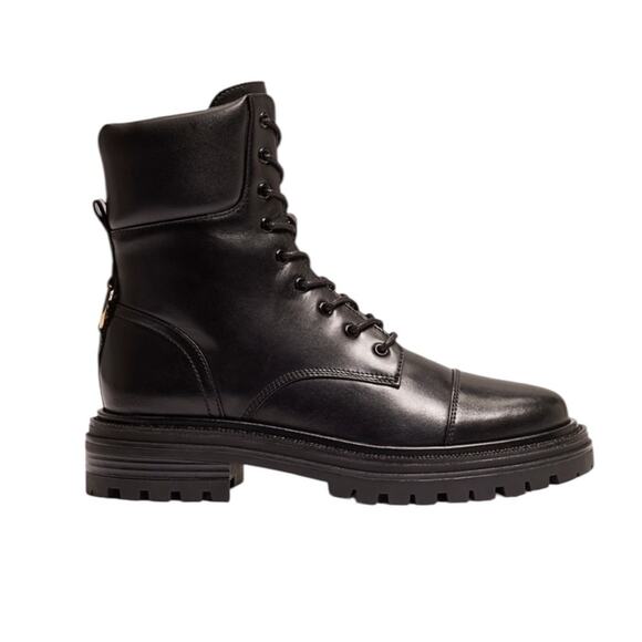 NWOT Sam Edelman Black Aleia Combat Boots – Sz 9M - Picture 1 of 9